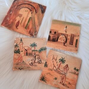 Vintage Tile Paintings